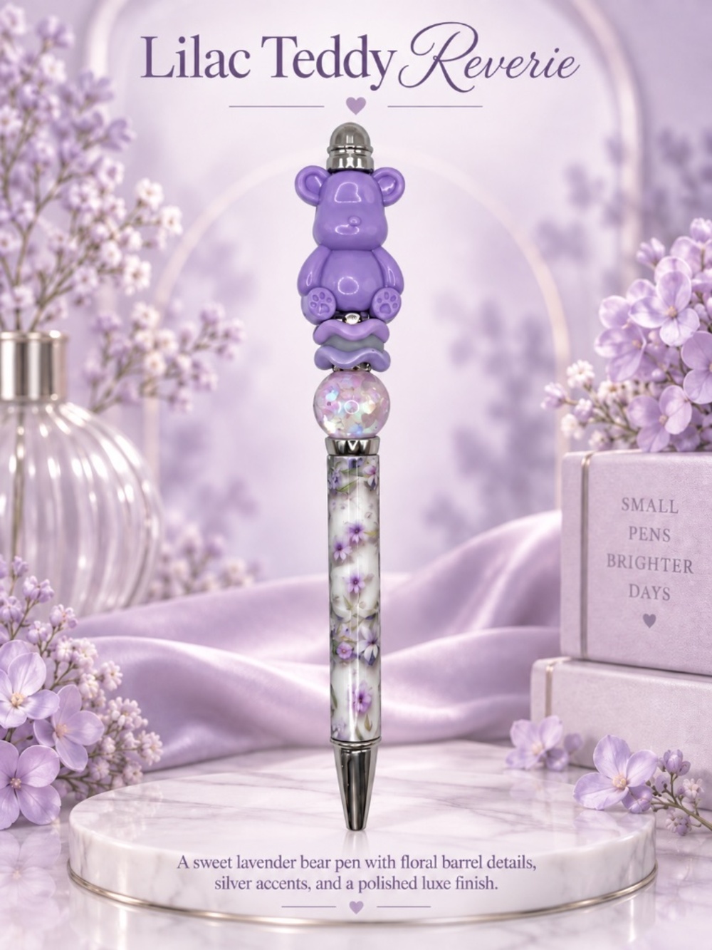 Lilac Teddy Reverie Pen